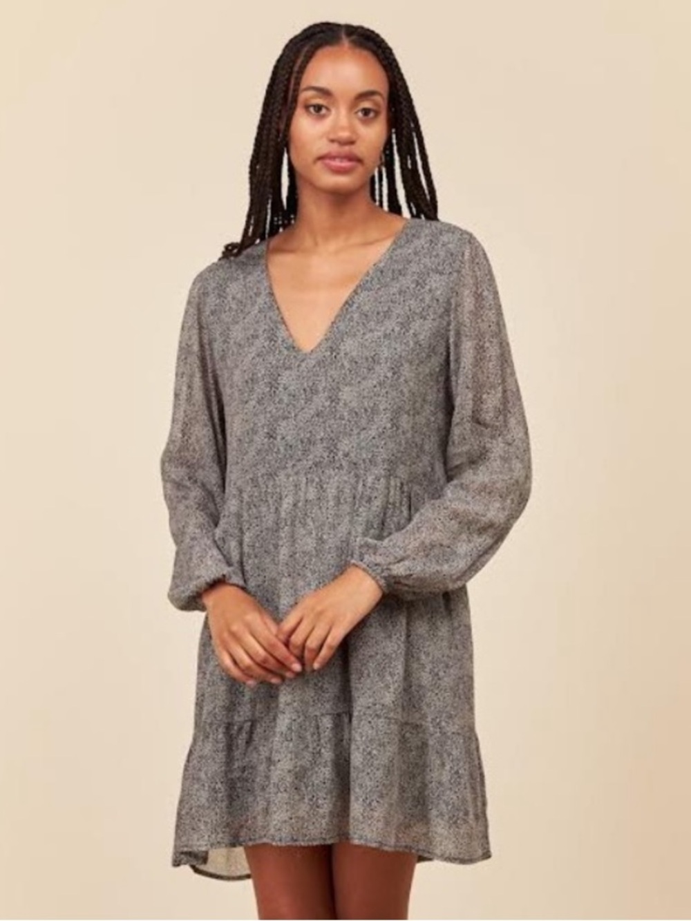 Park & Fifth Long Sleeve Mini Dress